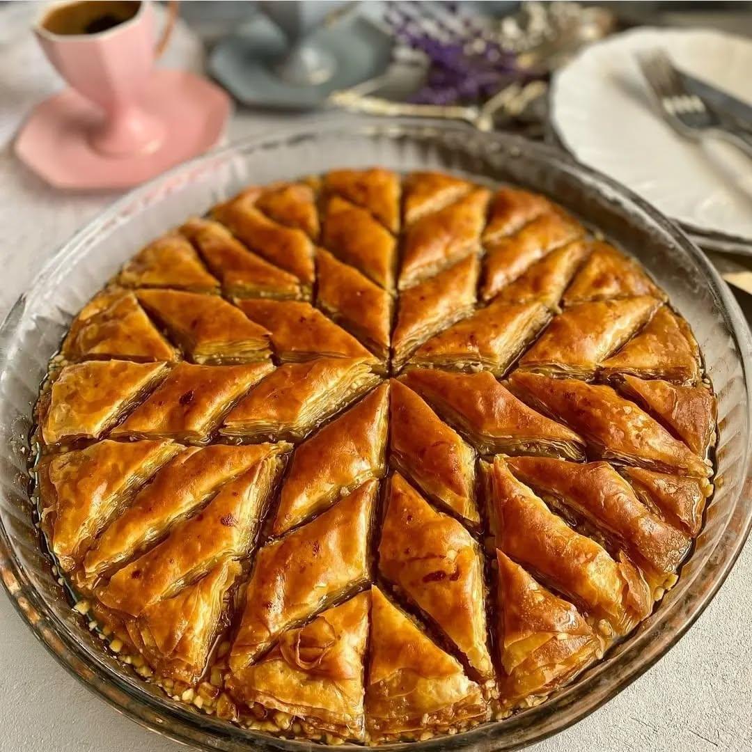 Hand-Opened Walnut Baklava