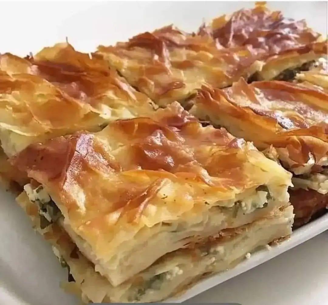 Traditional Turkish Water Borek