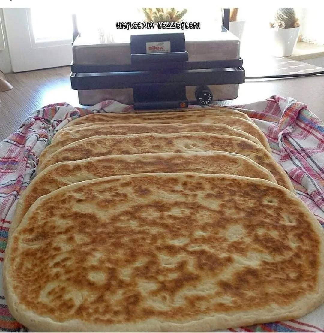Homemade Turkish Bazlama Bread