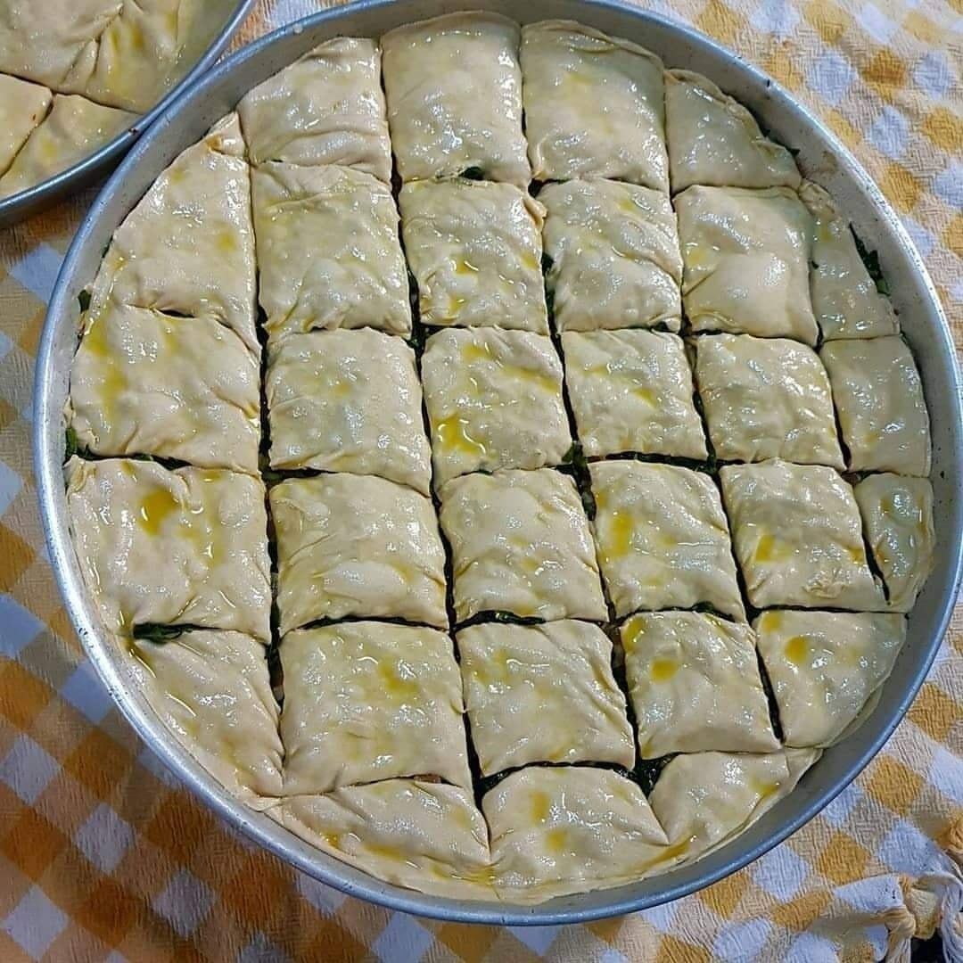 Traditional Turkish Spinach Börek