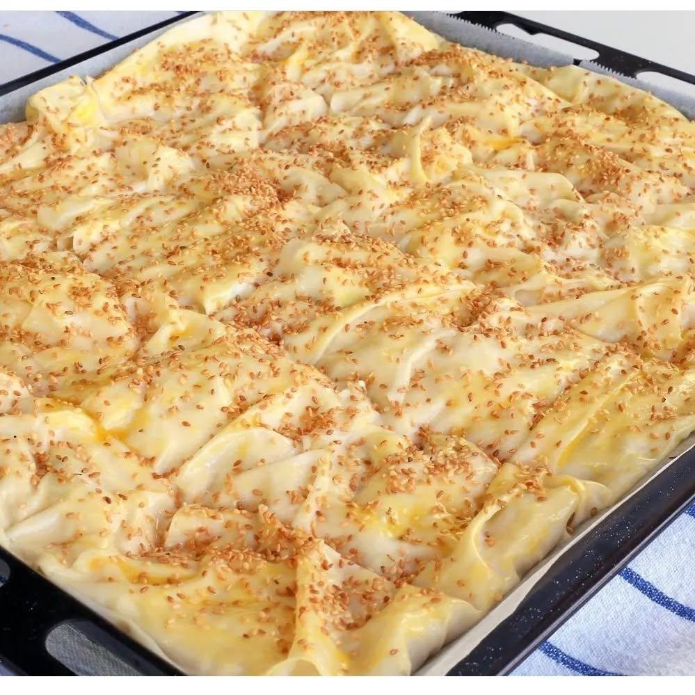 Turkish Soda Borek with Cheese