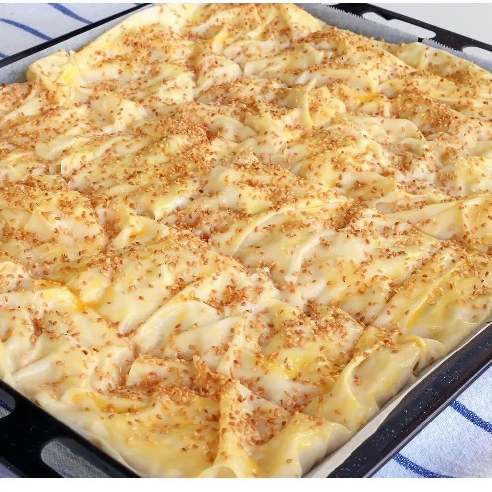 Turkish Soda Borek with Cheese