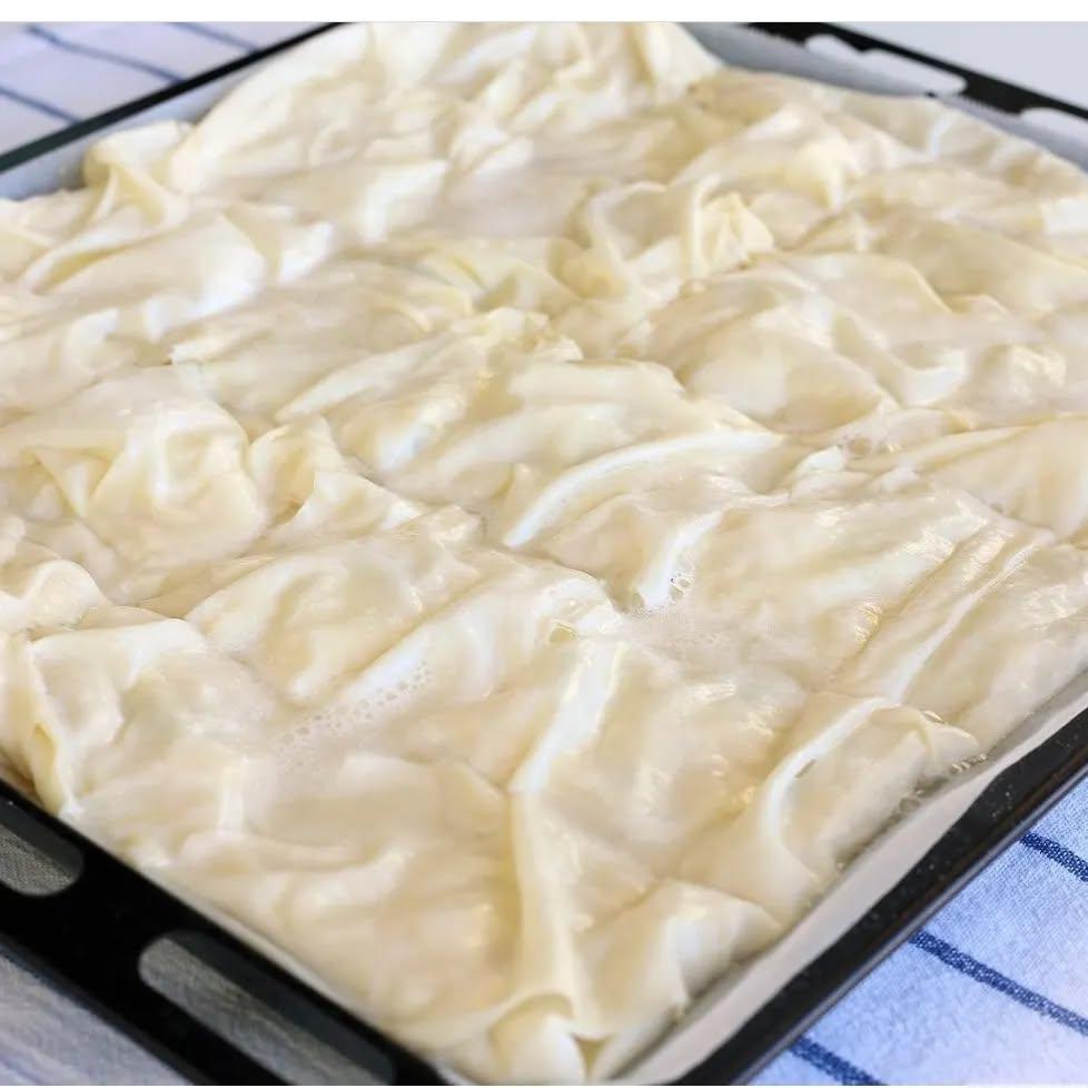 Turkish Soda Borek with Cheese