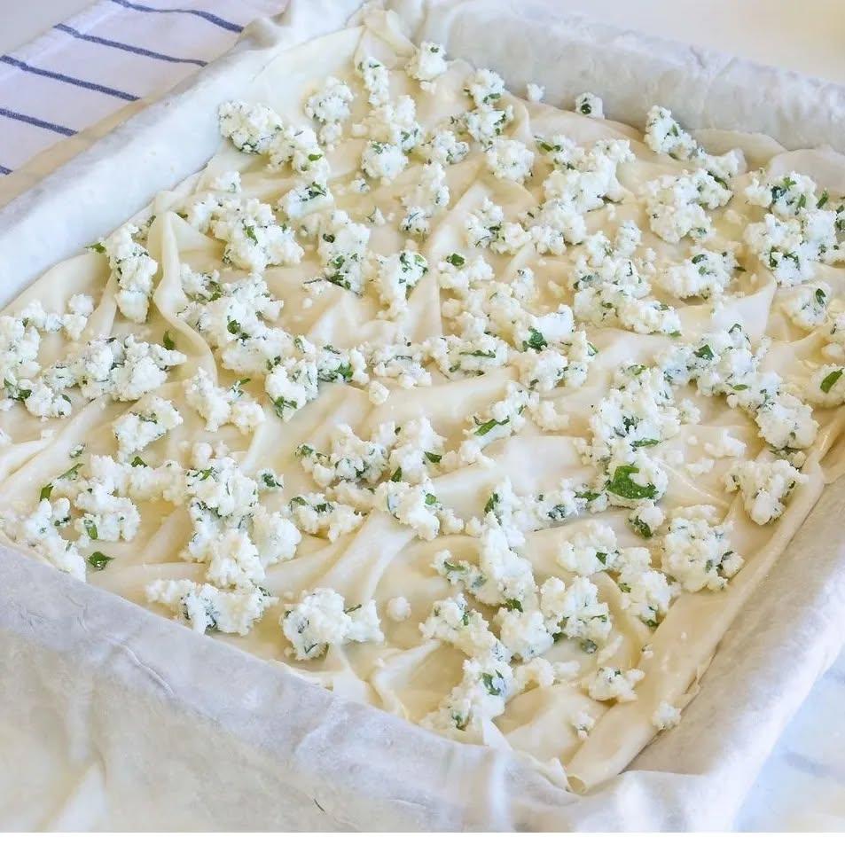 Turkish Soda Borek with Cheese