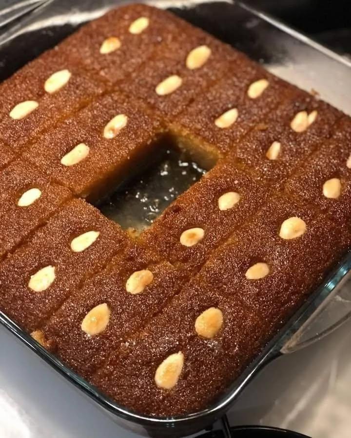 Turkish Semolina Syrup Cake