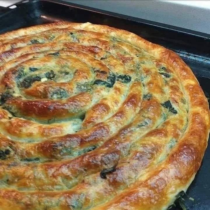 Handmade Spinach and Leek Borek