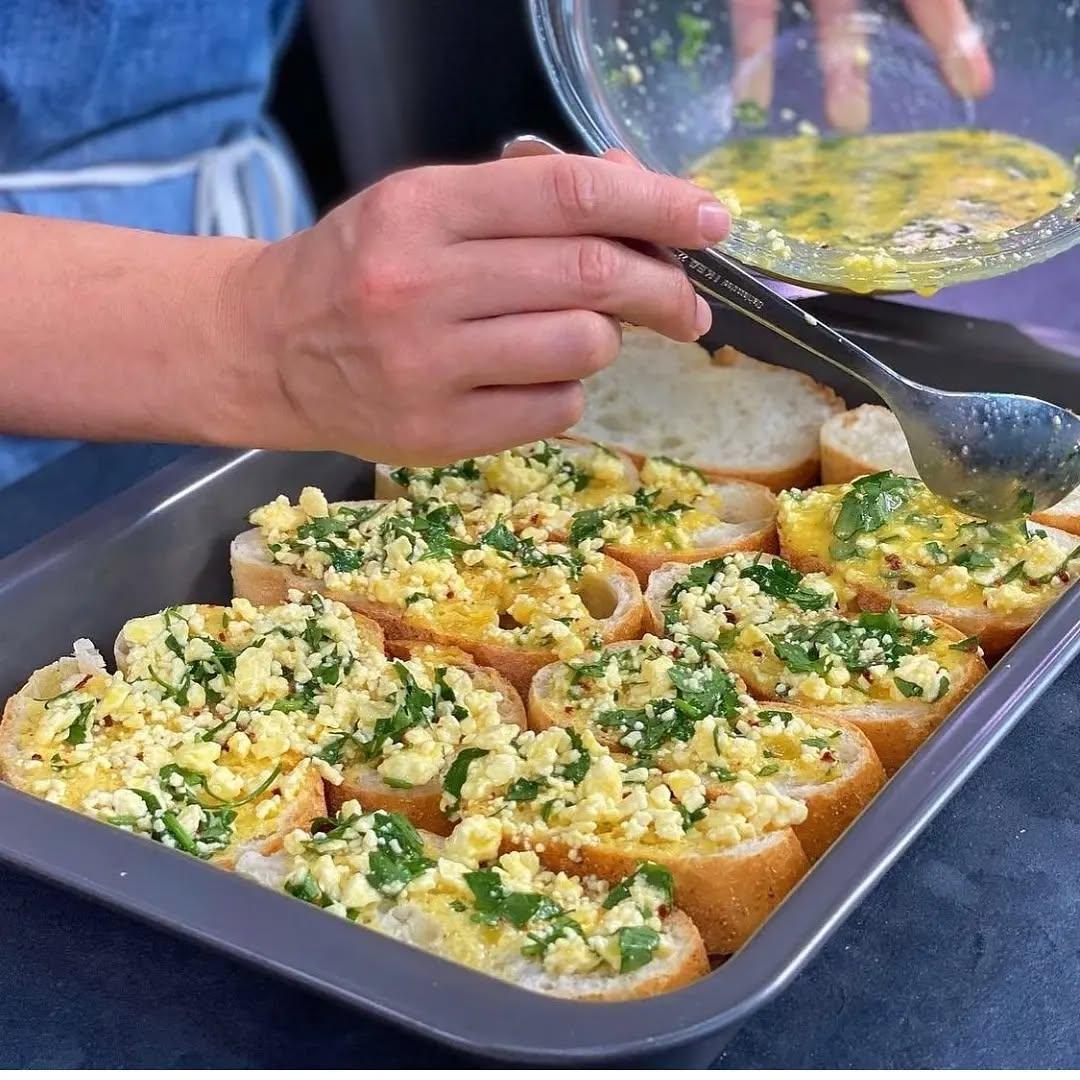 Stale Bread Borek with Eggs and Cheese
