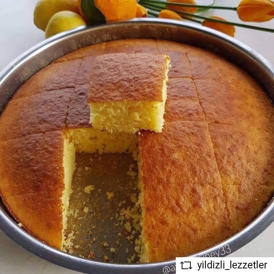 Orange Lemon Sponge Cake