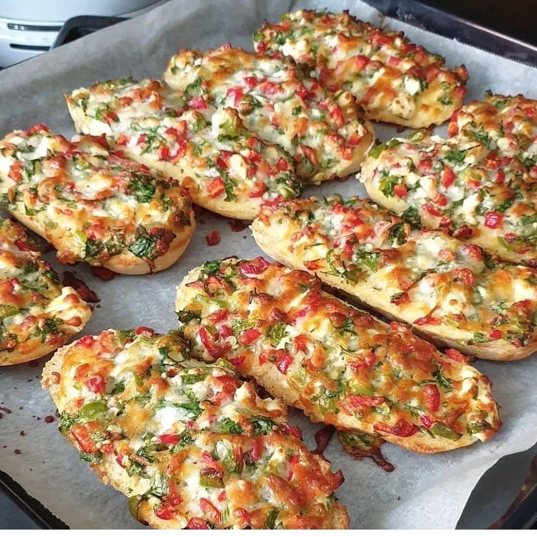 Baked Egg and Cheese on Bread
