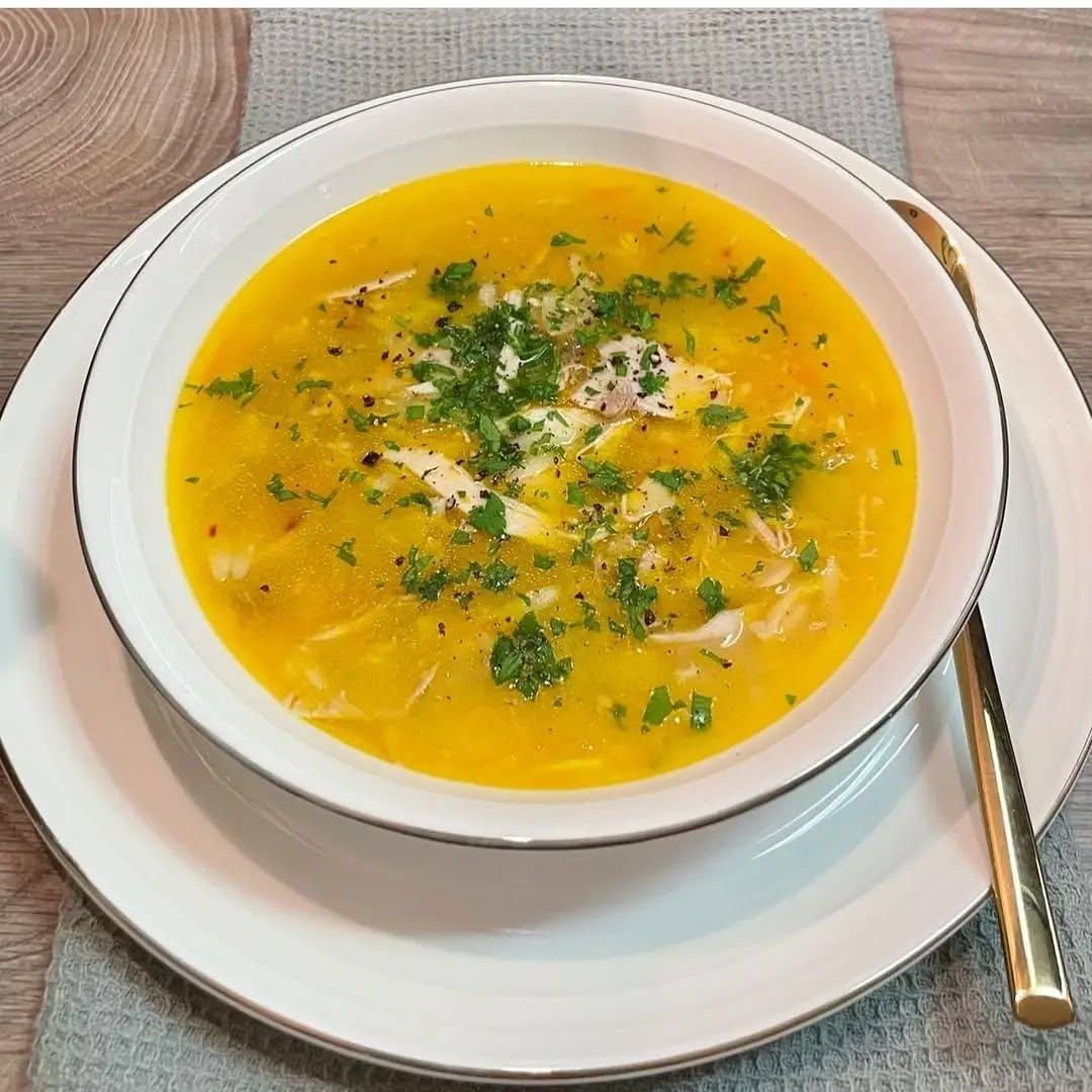 Hearty Chicken Soup with Orzo