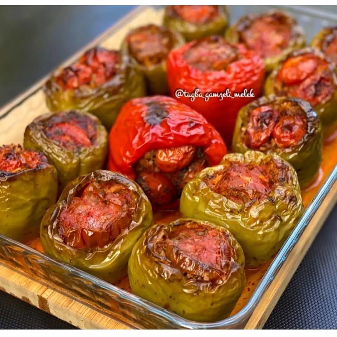 Oven-Baked Stuffed Bell Peppers