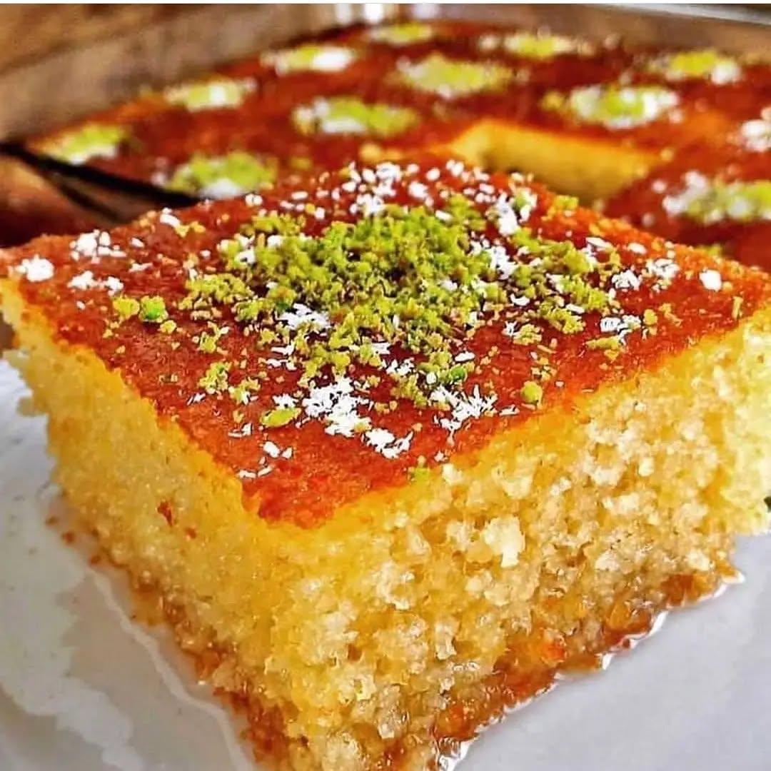 Orange Revani Semolina Cake