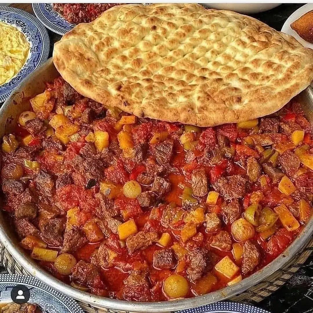 Baked Diced Beef and Vegetables