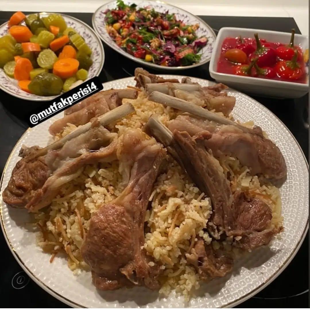 Tender Lamb Chops with Bulgur Pilaf