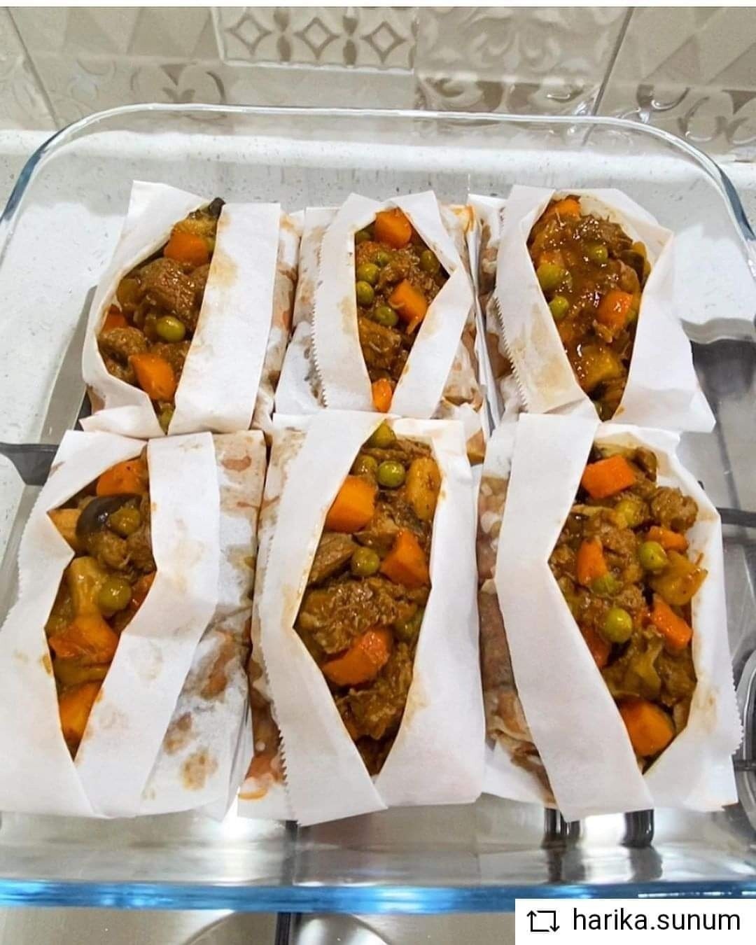 Turkish Kağıt Kebab with Vegetables