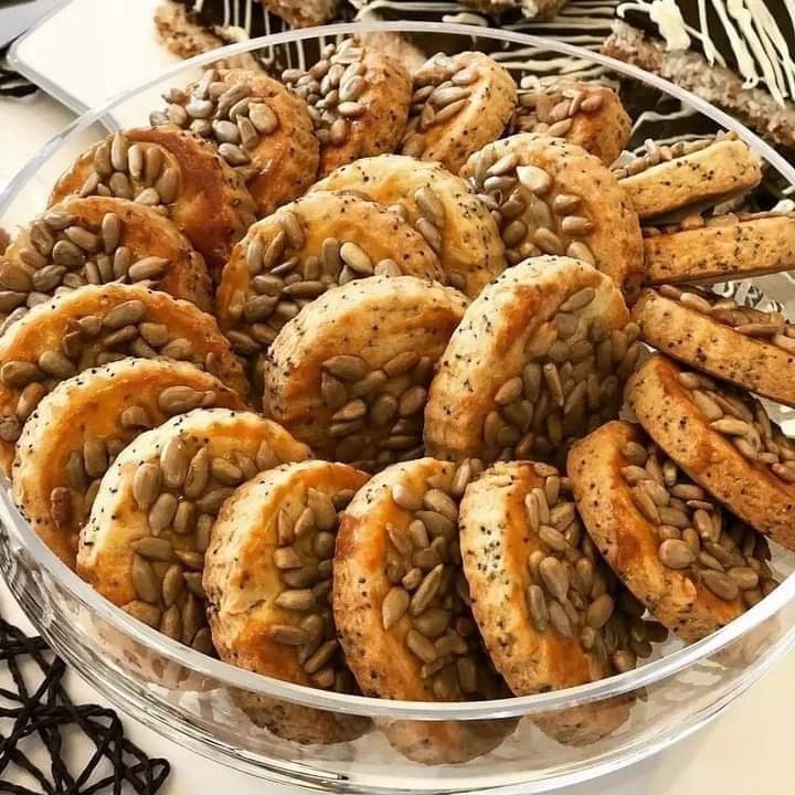 Salty Sunflower Seed Cookies