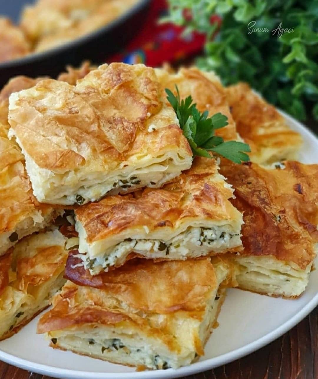 Turkish Soda-Infused Tray Börek