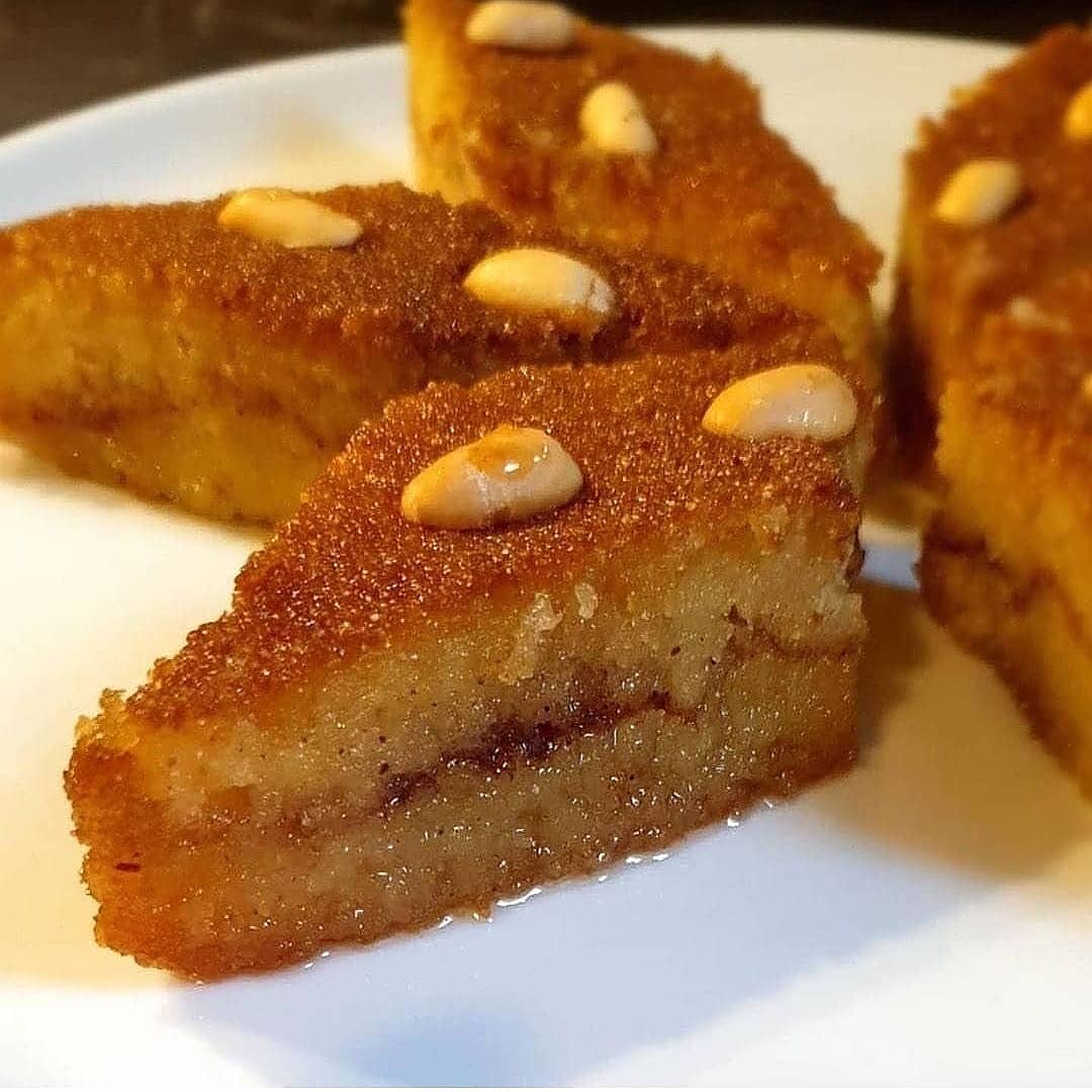Turkish Baked Semolina Syrup Dessert