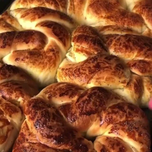 Turkish Açma Bread Rolls
