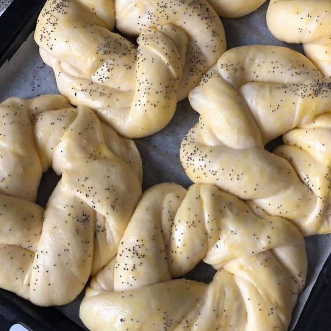 Turkish Açma Bread Rolls