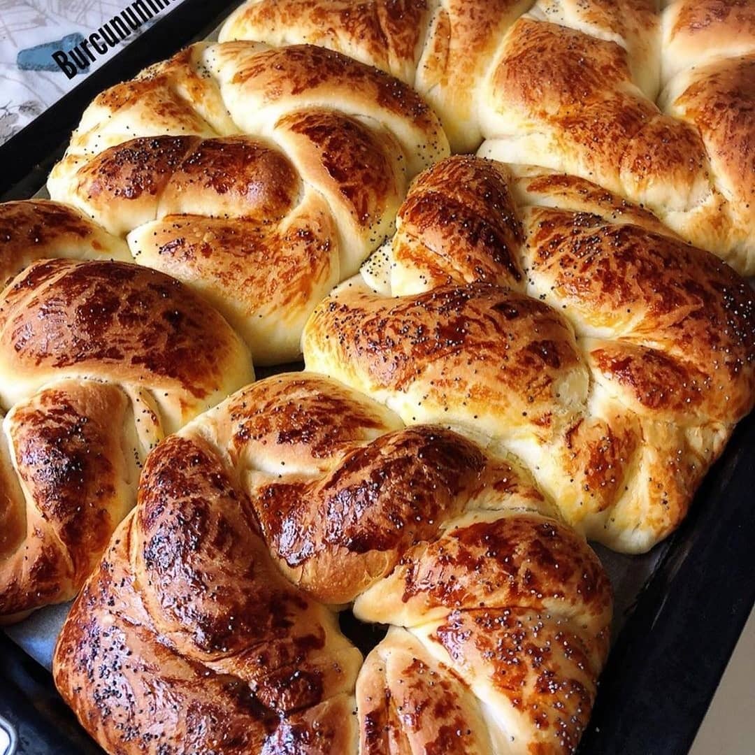 Turkish Açma Bread Rolls