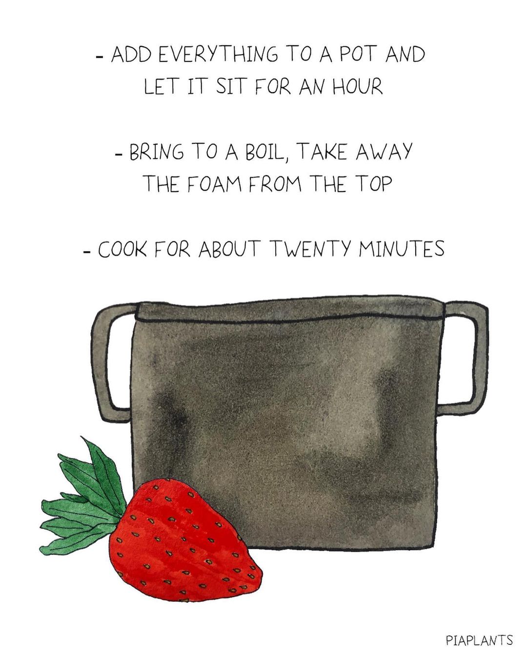 Homemade Strawberry Jam with Lemon Zest