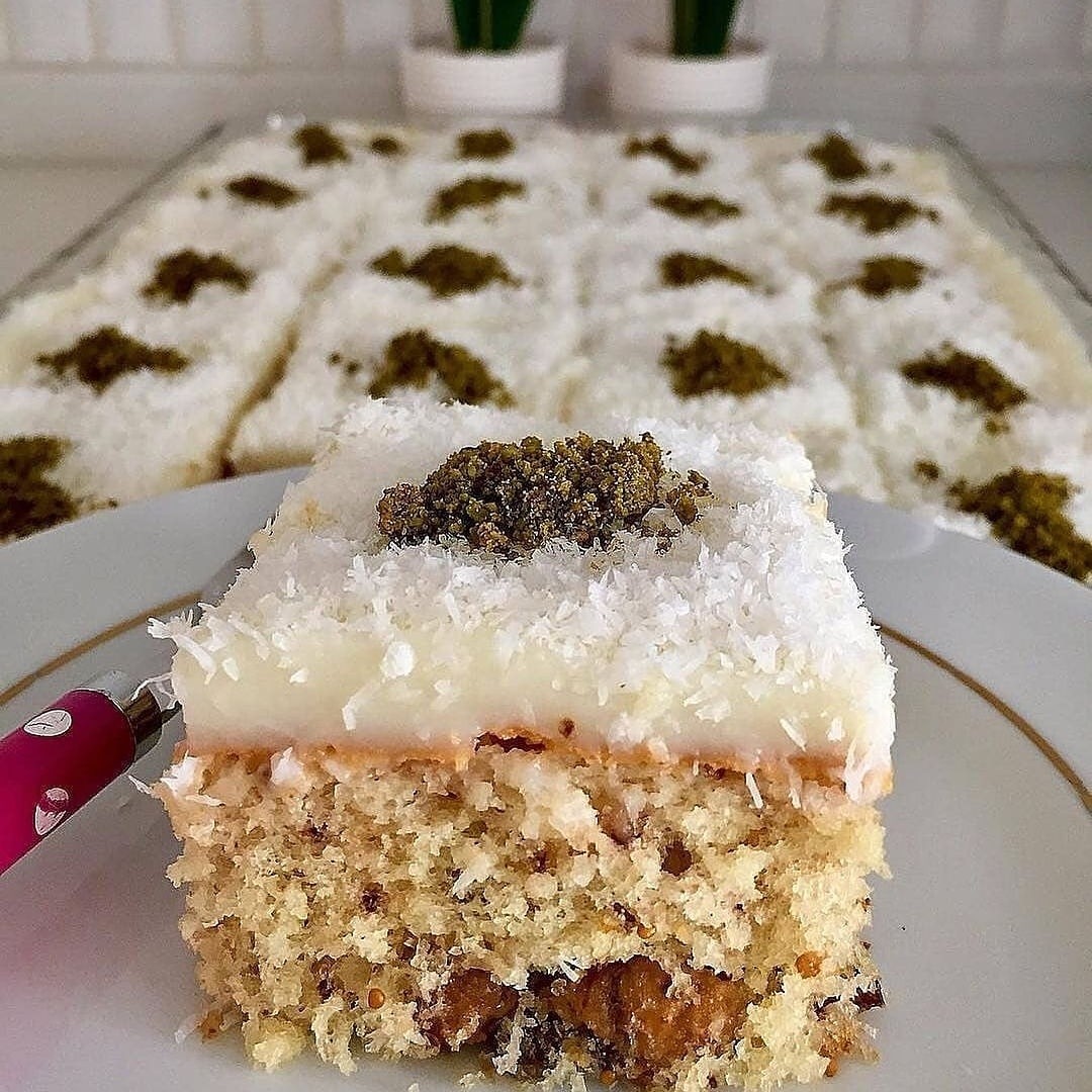 Fig and Walnut Pudding Cake