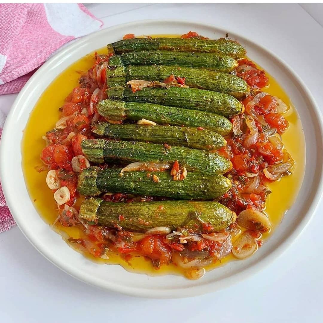 Baked Zucchini with Herbs and Tomatoes