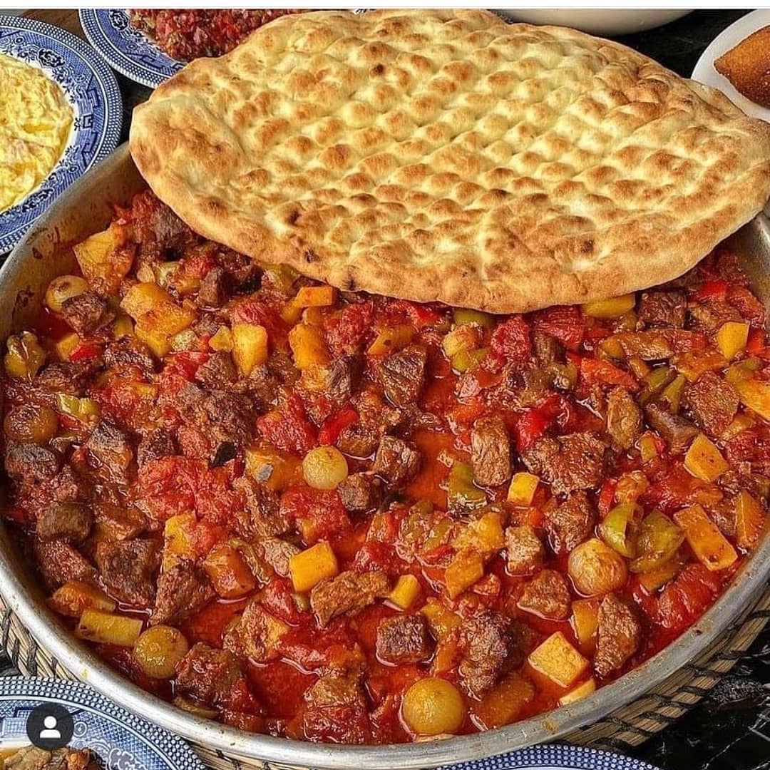 Turkish Diced Beef and Vegetable Skillet