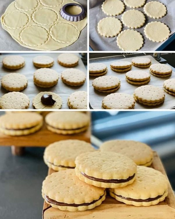 Chocolate Cream Sandwich Cookies
