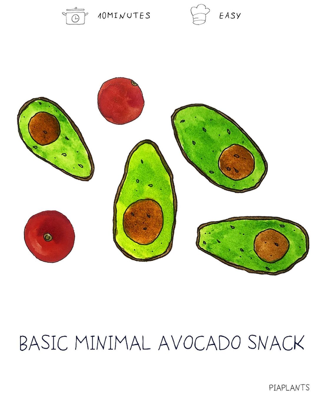 Minimal Avocado Dish with Unfolding Flavors