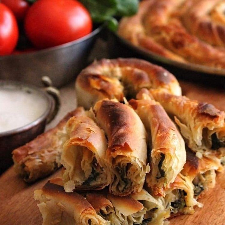 Hand-Opened Spinach Börek