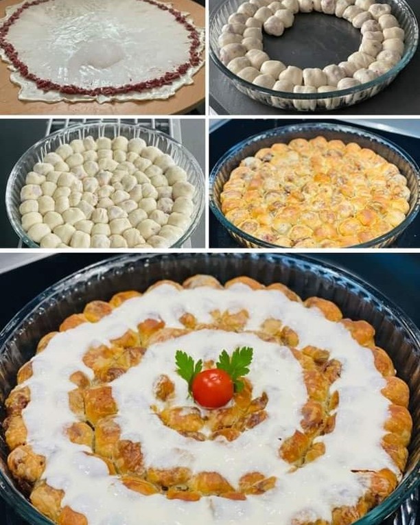 Baked Bosnian Manti Dumplings
