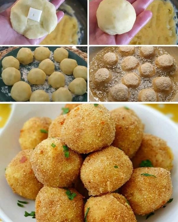 Crispy Cheesy Potato Balls