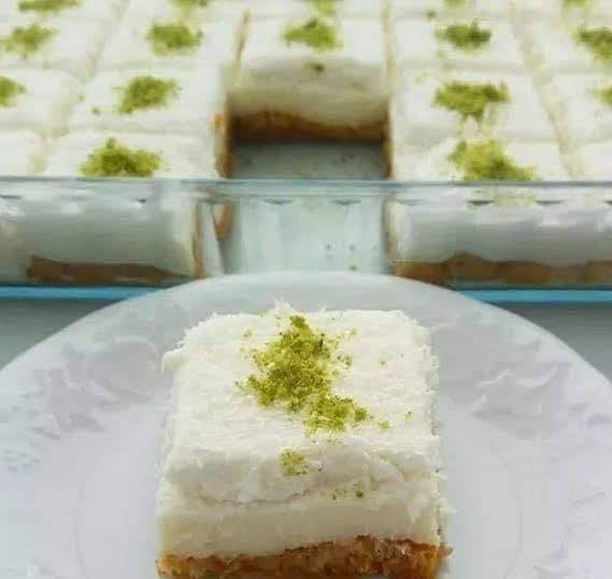 Turkish Etimek Pudding Dessert