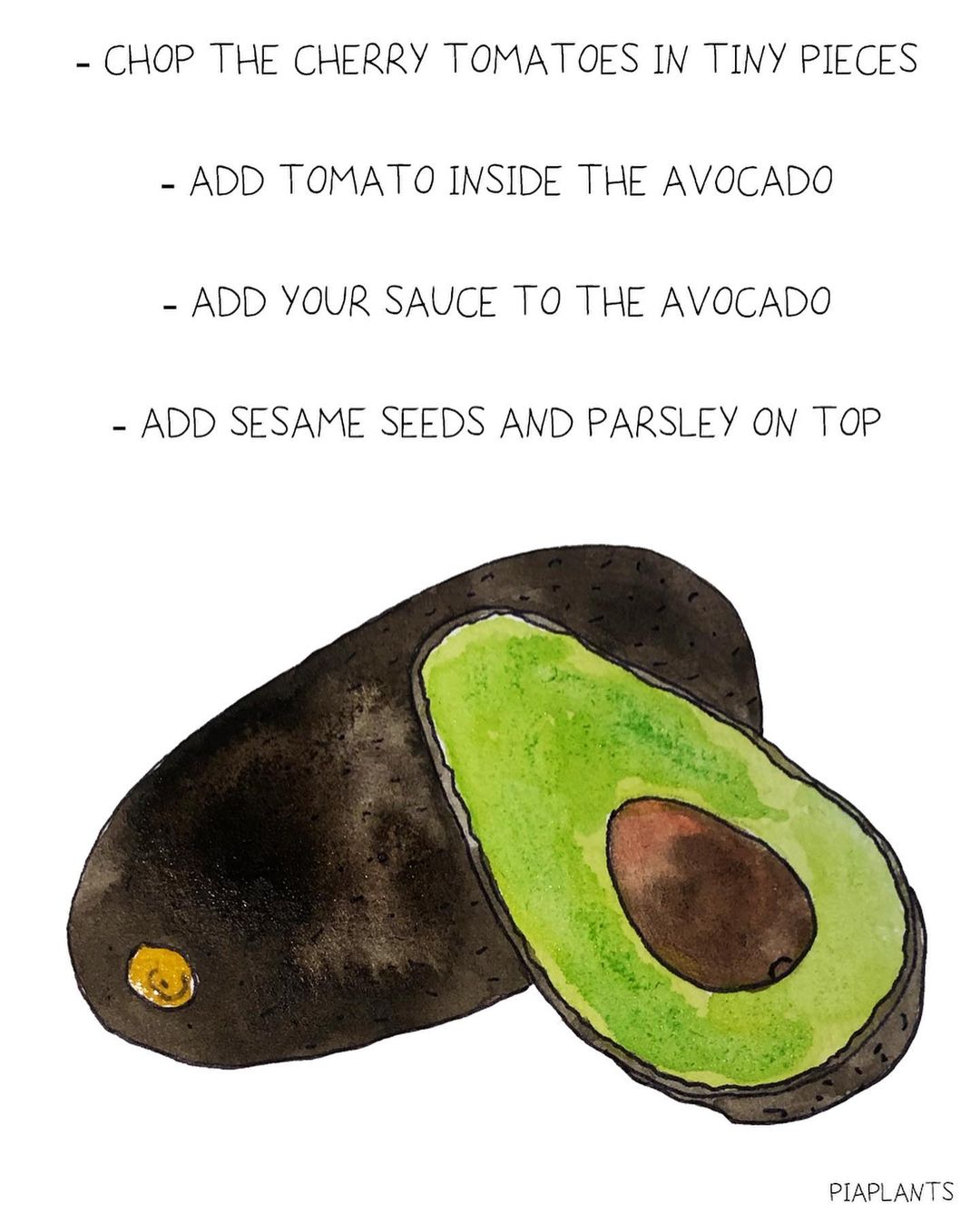 Minimal Avocado Dish with Unfolding Flavors