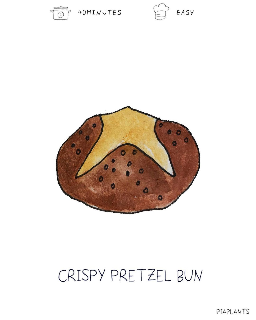 Homemade Pretzel Buns with Crispy Crust