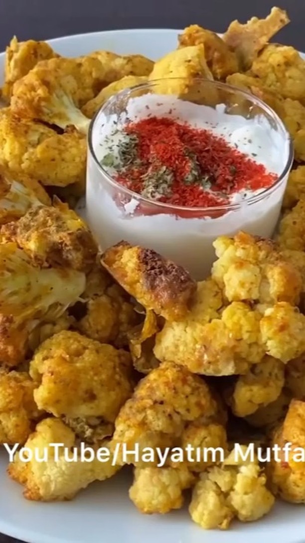Spicy Crispy Oven-Baked Cauliflower