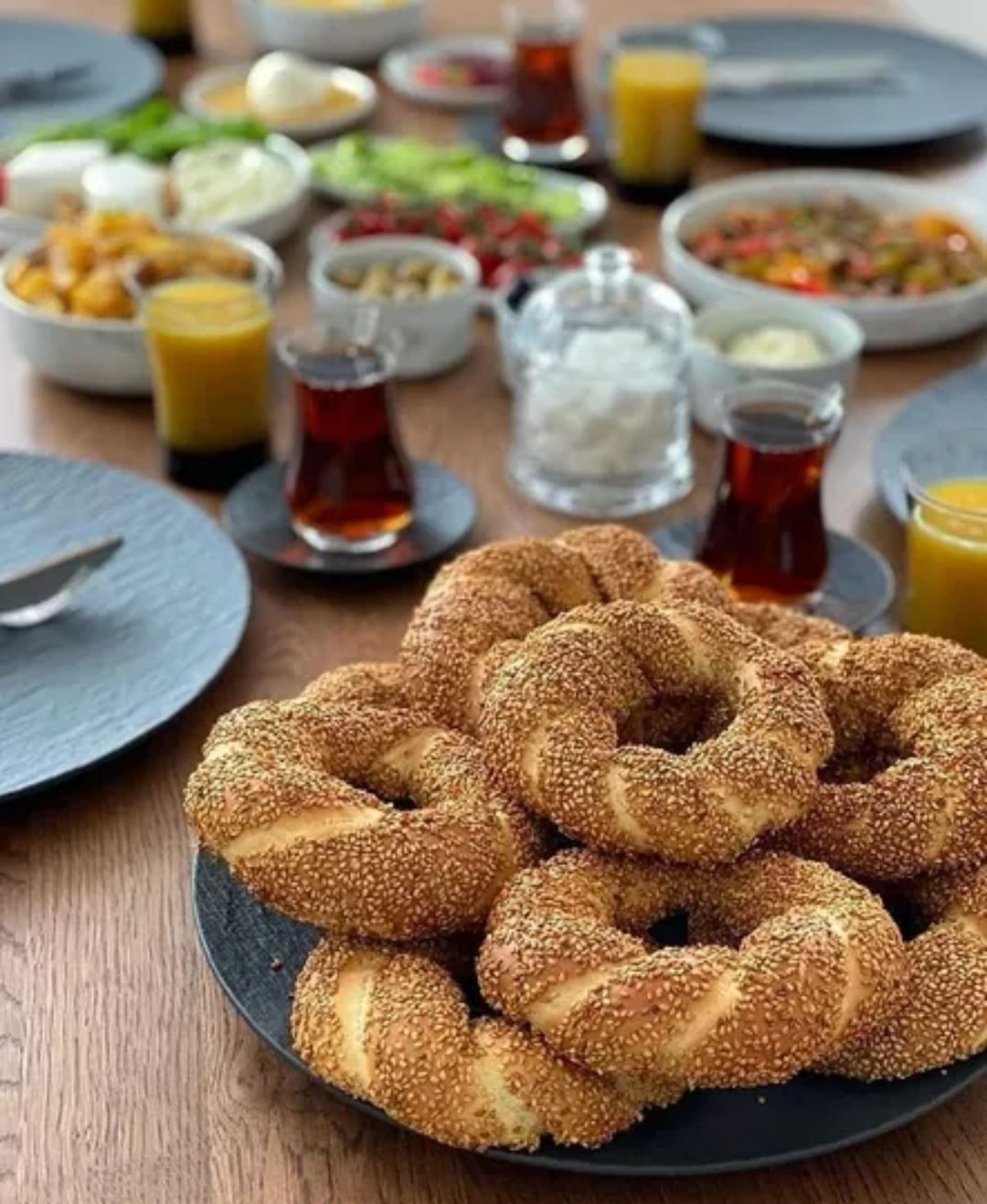 Homemade Turkish Simit Bread