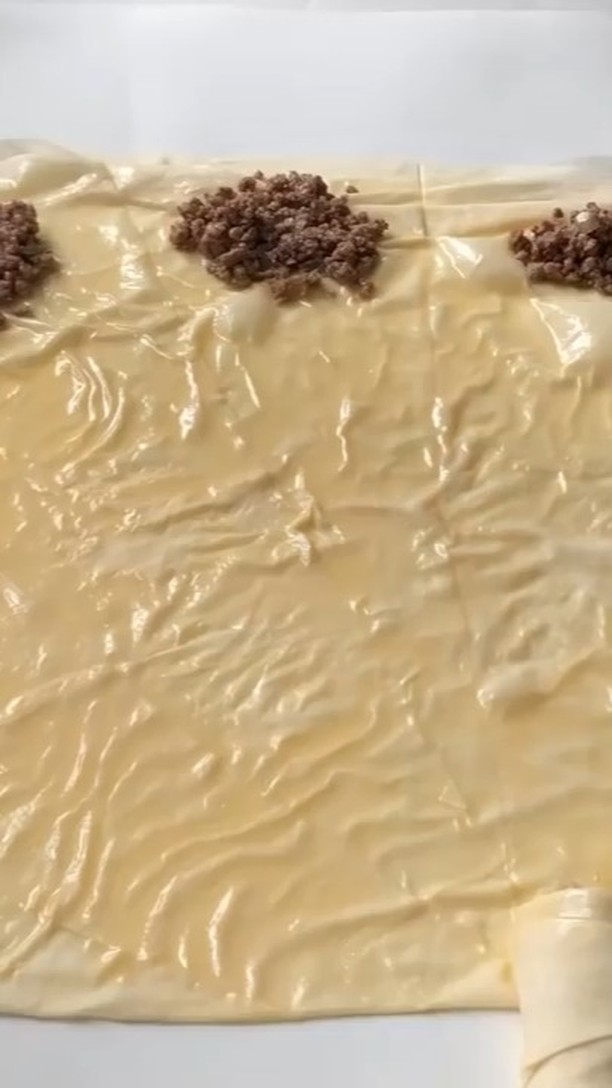 Turkish Ground Meat Borek with Secret Sauce