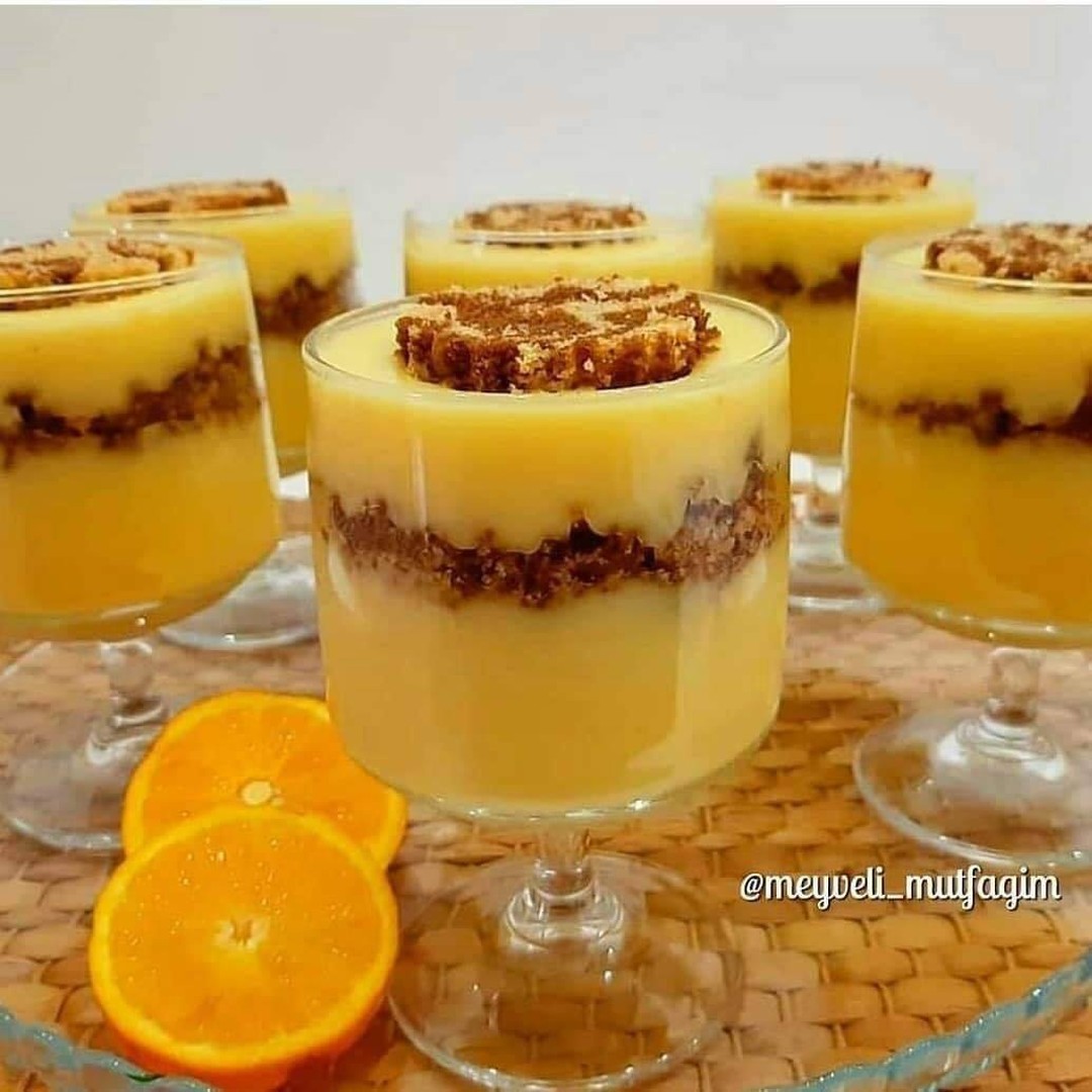 Orange Magnolia Pudding