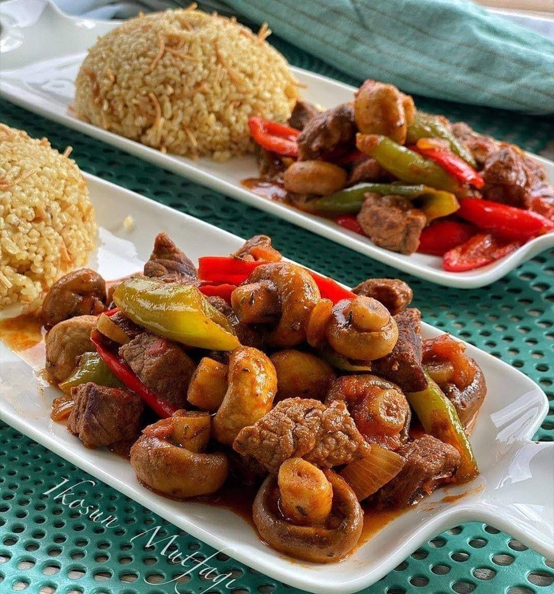 Beef and Mushroom Sauté