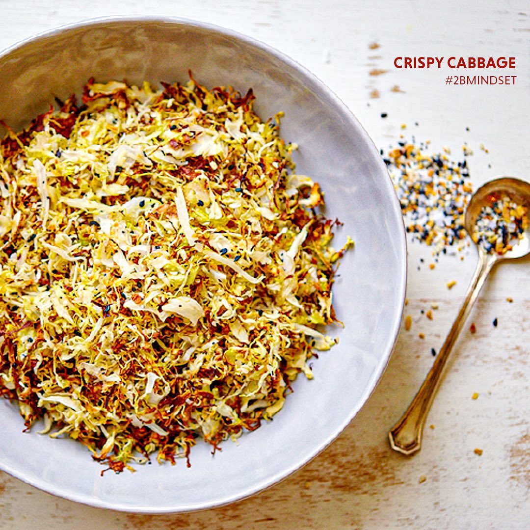 Crispy Baked Cabbage with Everything Seasoning