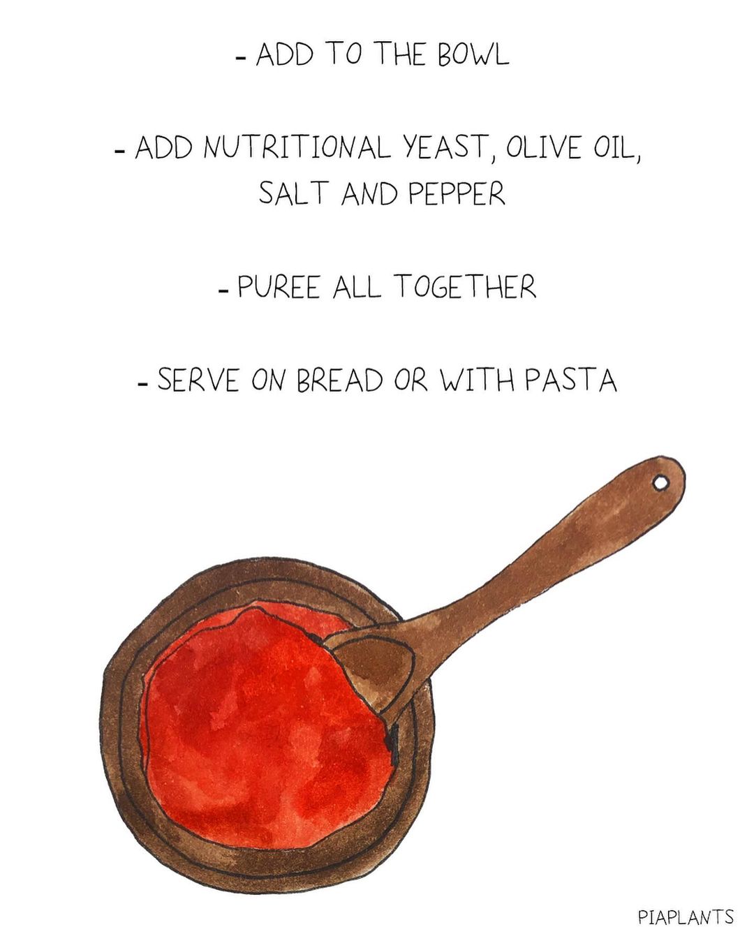 Crunchy red tomato pesto
