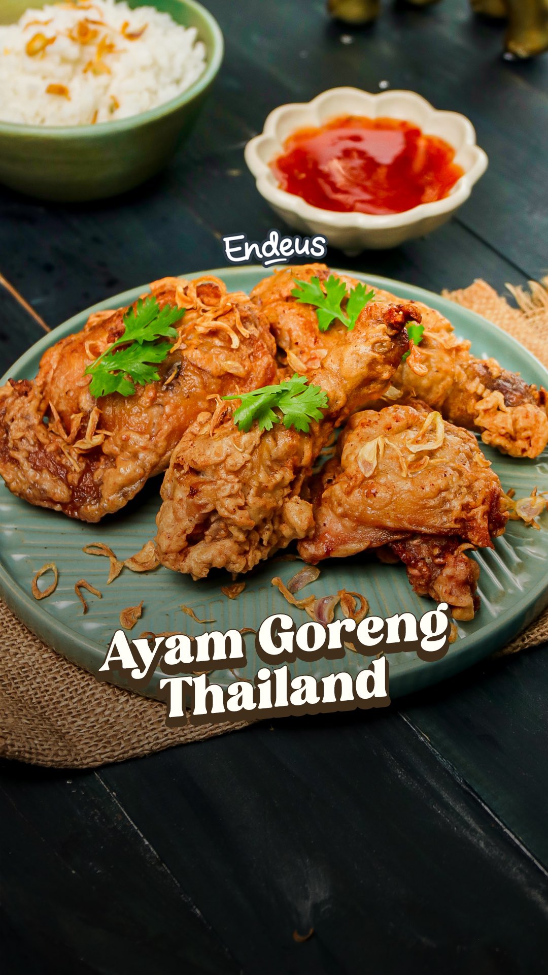Crispy Thai Fried Chicken with Sweet Chili Sauce