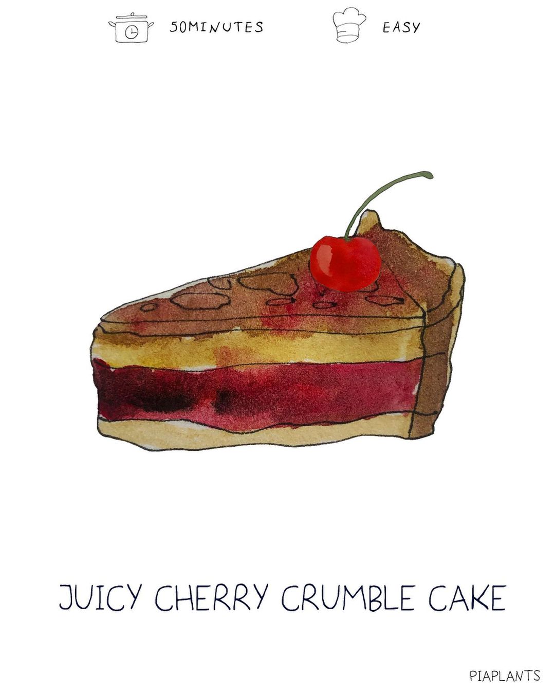 Fluffy Cake and Crunchy Crumbs