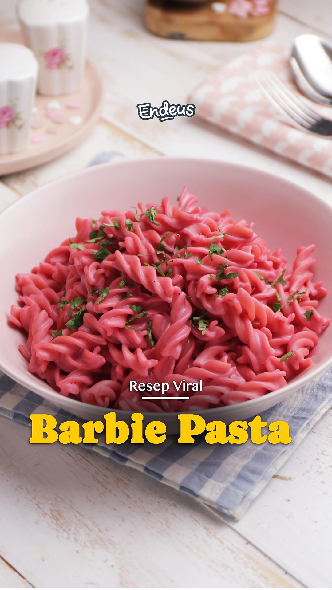Barbie Themed Pink Beetroot Pasta