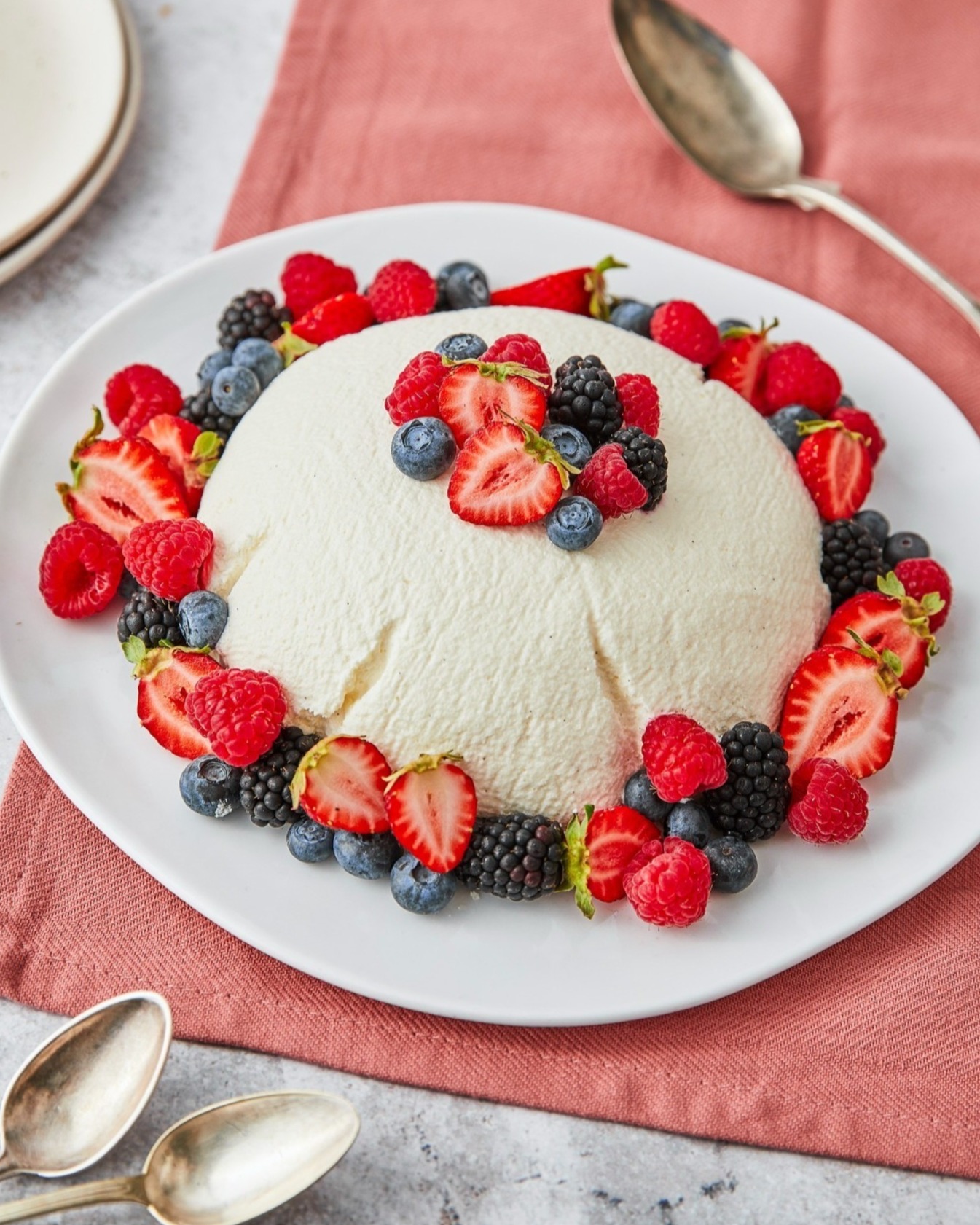Creamy Yogurt Bomb with Fresh Berries
