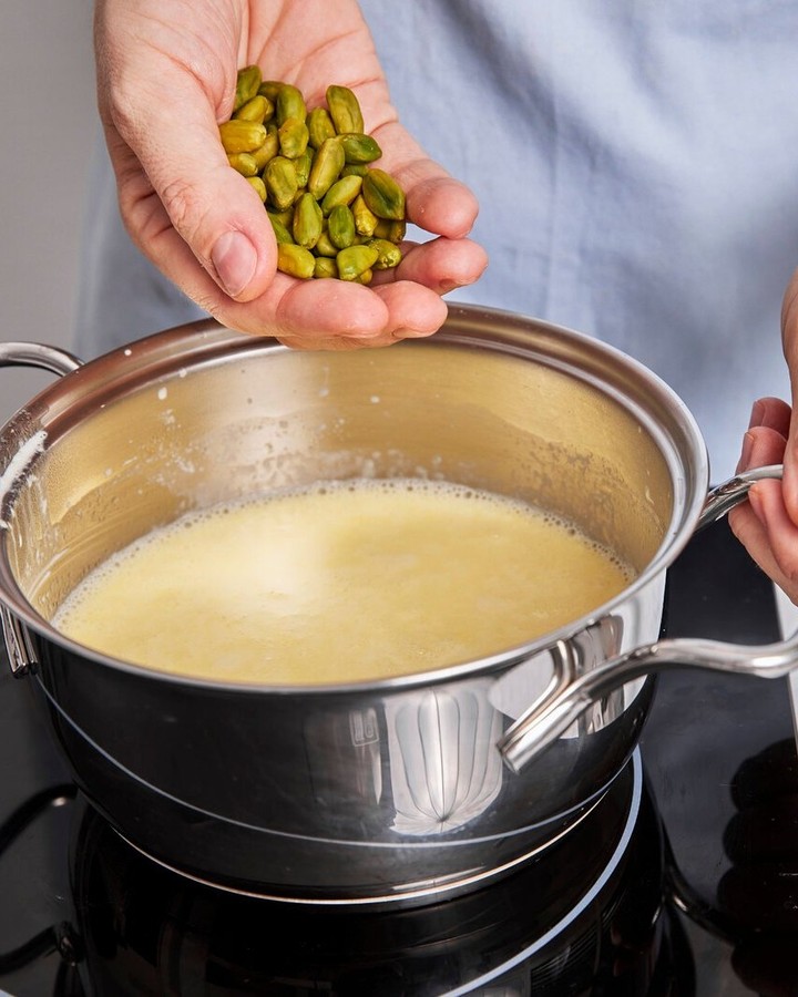Traditional Indian Saffron Cardamom Pistachio Kulfi
