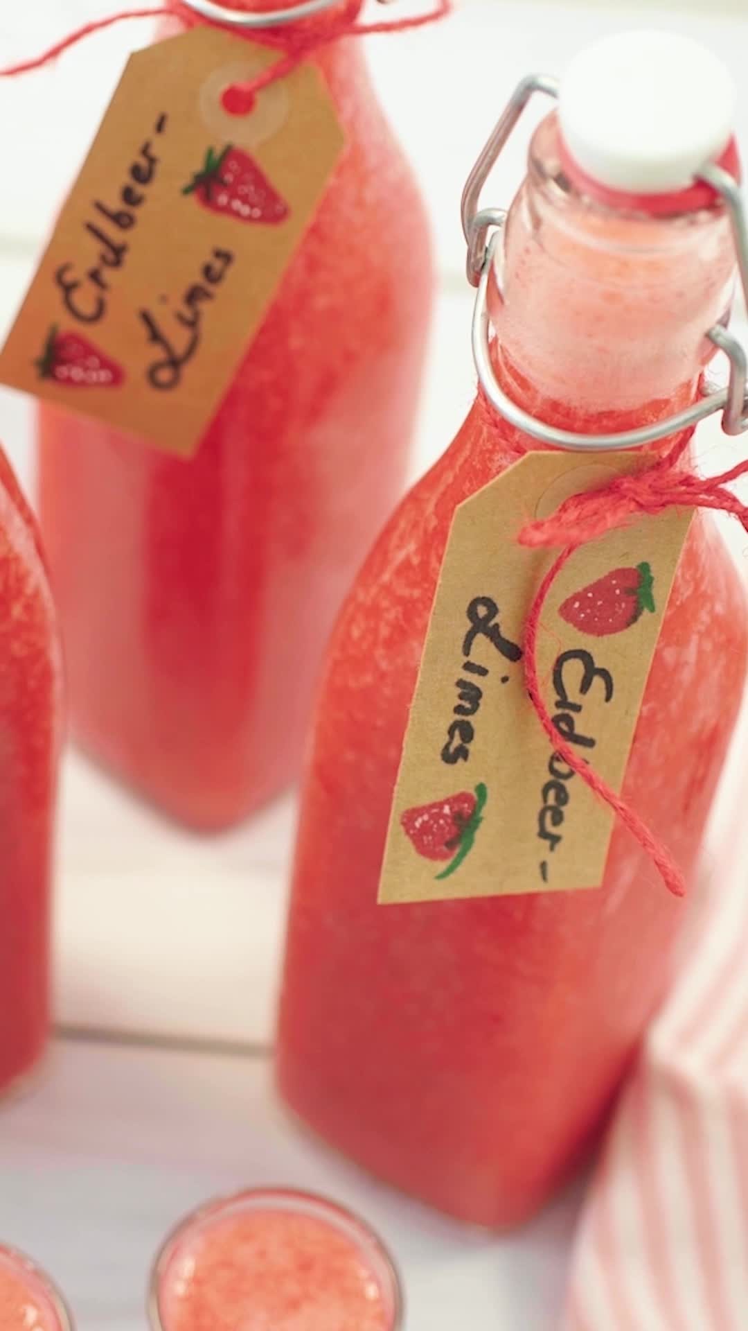 Quick Homemade Strawberry Vodka Liqueur